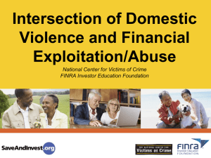 View the Presentation Slides - National Center for Victims of Crime