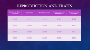 Reproduction and Traits Jeopardy