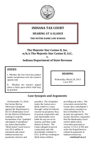 indiana tax court - University of Notre Dame