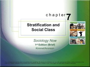 7 stratification & class