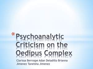 Psychoanalytic Criticism