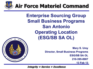 Enterprise Sourcing Group, Air Force Materiel Command