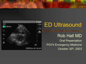 ED Ultrasound - Calgary Emergency Medicine