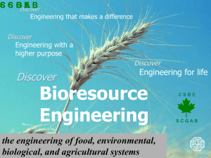 Discover Biological and Agricultural Engineering