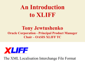 An Introduction to XLIFF