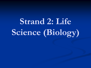 Strand 2: Life Science (Biology)