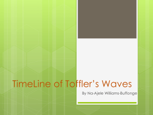 Time Line of Toffler*s Waves - nb