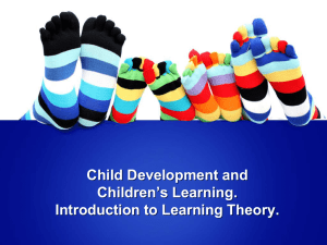 Child Development & Children's Learning
