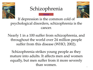 Schizophrenia - AP Psychology