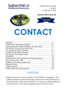 Contact Autumn 2015 newsletter (doc.)