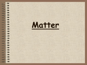 Matter Review Day PowerPoint
