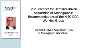 Best Practices for Demand-Driven Acquisition of Monographs