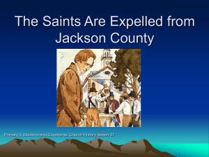The Saints Are Expelled from Jackson County
