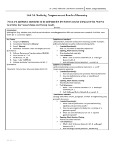 All Units | Additional Cobb Honors Standards