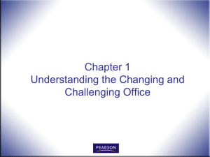 Understanding the Changing and Challenging Office