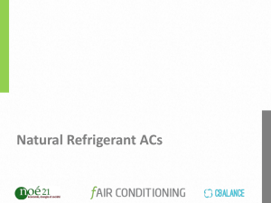 Natural Refrigerant ACs