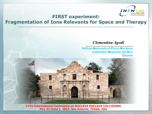 Fragmentation of Ions Relevant for Space and Therapy