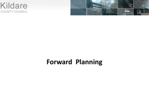 Forward Planning Presentation