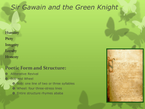 Sir Gawain and the Green Knight (1375