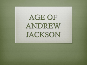 AGE OF ANDREW JACKSON