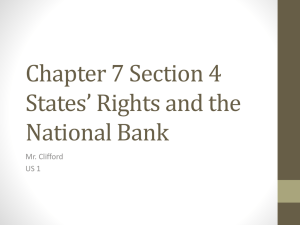 7.4 States' Rights & the National Bank