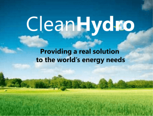 CleanHydro - Florida International University