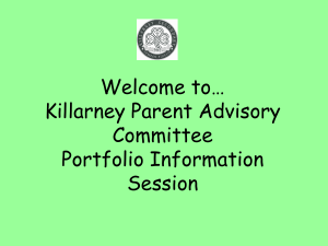 Grade 11 Portfolio Assembly - Killarney Secondary School