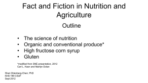 N 116A Intro Material Lecture 1 - Nutrition For A Changing World