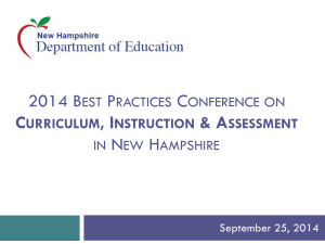 2014 Best Practices Conf on CIA in NH