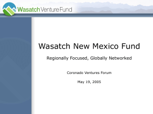 x-wasatch-ventures - Coronado Ventures Forum