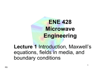 ENE 429 Antenna and Transmission Lines