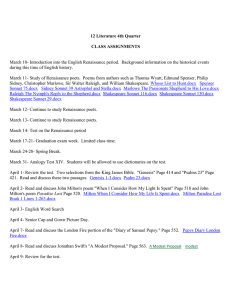12 Literature 4th Quarter CLASS ASSIGNMENTS March 10