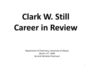 W. Clark Still - Université d'Ottawa