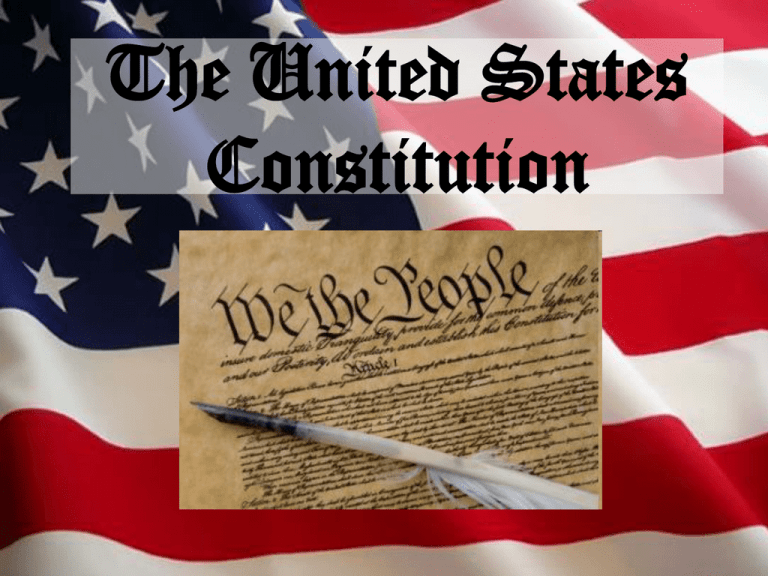 The US Constitution