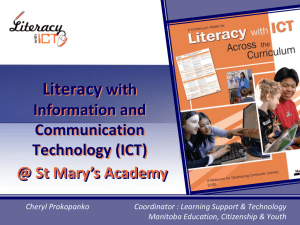 Literacy with ICT at SMA 090508 - SMA-LwICT