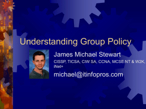 Understanding Group Policy