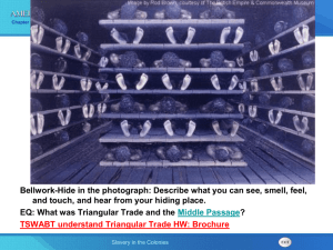 Middle Passage and Triangular Trade