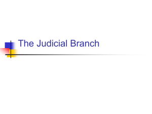 Chapter 10 Judiciary