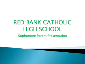 group guidance session - Red Bank Catholic High School