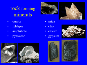 Formation name – rock mass