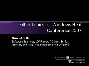 HiEd 2007 Conf Fillers