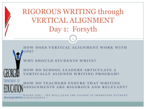 Vertical Alignment: The Key to Rigor and Relevance