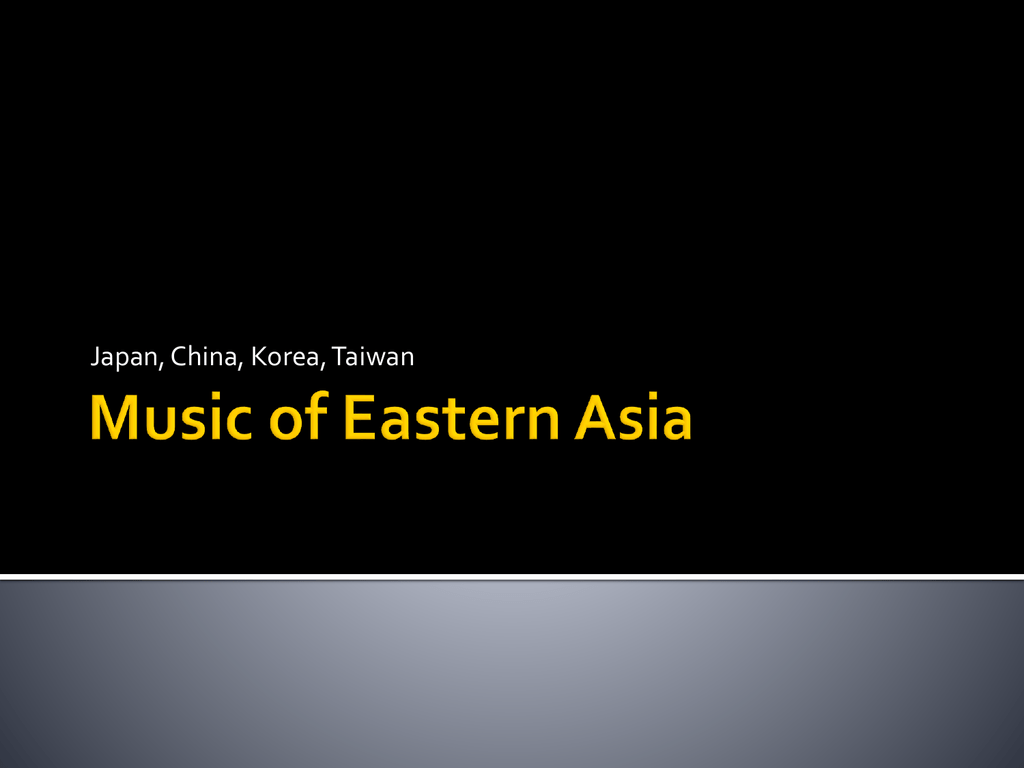 music-of-eastern-asia