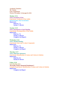 Class Schedule - My Teacher Pages