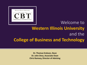 Signature Program - Western Illinois University