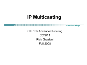 cis185-BSCI-lecture9-Multicasting