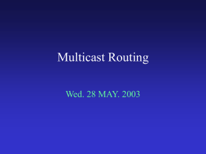 Multicast Routing