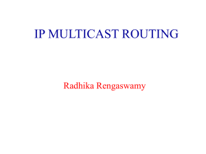 IP MULTICAST ROUTING