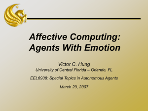 Affective Computing - Department of Electrical Engineering and