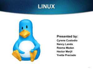 Linux . Ppt